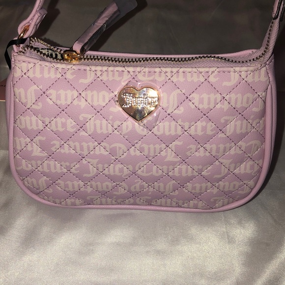 Juicy Couture Lilac Mist Tonal Love Your Couture Convertible Wristlet Purse NWT - Picture 14 of 16